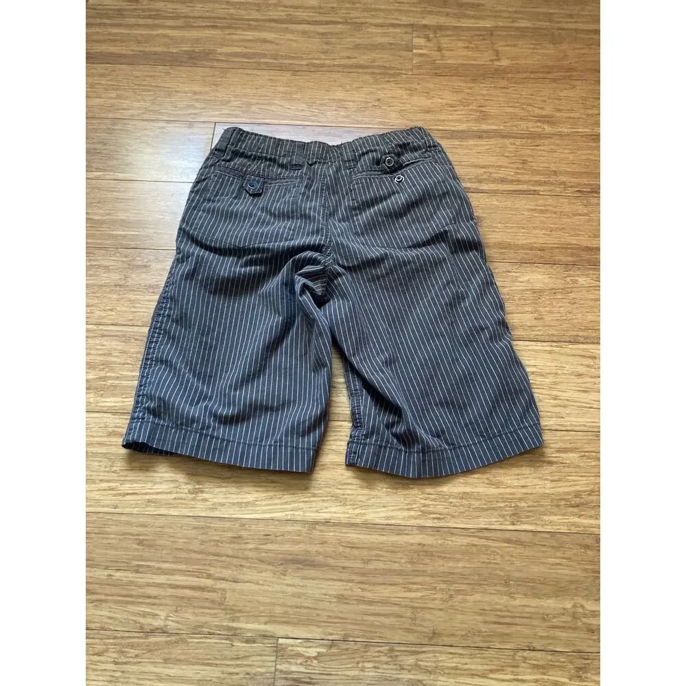 Old Navy Brown Striped Boys Shorts, Size 14